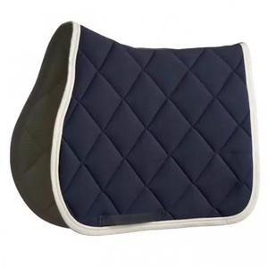 Manufacturer's Best Satin Fabric <b>Equestrian</b> Saddle Pads for Horse Riding & Jumping All Sizes & Colors Available - Product Image 1