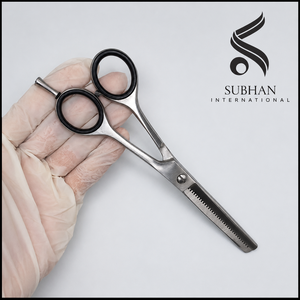 Ciseaux à effiler Subhan 6,5 pouces en acier inoxydable pour la coiffure professionnelle avec ciseaux de haute qualité - Product Image 4