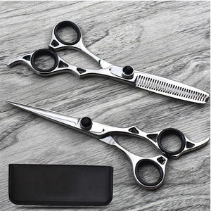 Juego de Tijeras de Peluquería Profesionales de Acero Inoxidable Personalizadas, Estuche de Cuero PU, Cuchillas Afiladas, Kit de Salón - Product Image 6