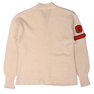 Cárdigan de punto para mujer, cuello en V, manga larga, letra A bordada, estilo casual, manga completa, largo regular, cárdigans para mujer - Product Image 4