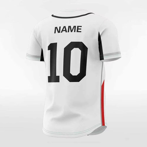 เสื้อเบสบอลตาข่ายระบายอากาศแบบใหม่ ปรับแต่งได้ พิมพ์ลาย แห้งเร็ว ต้านเชื้อแบคทีเรีย ชุดกีฬา ยูนิเซ็กซ์ รับผลิตแบบ OEM - Product Image 4