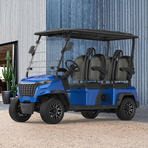 Carrito de Golf Eléctrico de Estilo Moderno para 4 Pasajeros, Homologado para Circular por la Calle, con Reproductor de Música, Multifuncional y de Conducción Suave - Product Image 1