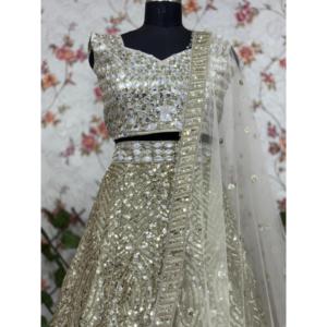 ชุดราตรีออกแบบงานปักด้ายสวยงาม lehenga choli - Product Image 3