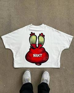 Camiseta Corta Transpirable de Alta Calidad para Hombre, Tejido Frontal 100% Algodón, Ecológica, Cuello Redondo, Impresión Serigráfica, Antiarrugas - Product Image 6