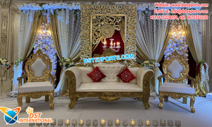 Svt — ensemble de canapé de scène, en soldes, élégant, Style italien, pour mariage indien, Chaise et chaises - Product Image 3