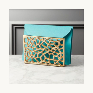 Elegant Metal Napkin Holder Modern New Design Customized Dining Table Tissue Stand Premium Home Kitchen Organizer - Product Image 4