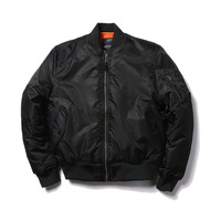 Veste bomber d'hiver pour homme de haute qualité en gros avec fermeture éclair, tailles personnalisées et style streetwear