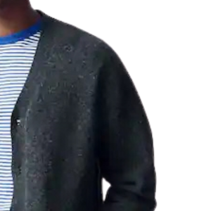 Suéter Cárdigan de Lana para Hombre, Corte Holgado, Cuello en V, Botones al Frente, Tejido Cálido, Suave y Cómodo, Prenda Casual para Usar en Capas, Ropa de Punto para Invierno - Product Image 3