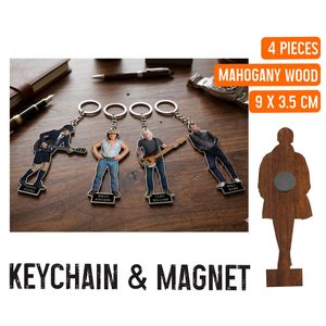 Set di Merchandising <span class=keywords><strong>ACDC</strong></span>: Portachiavi, Pad in Vetro e Scatola Colorata Artigianale - Product Image 3