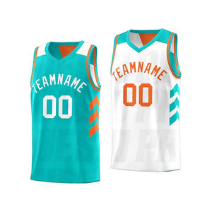 Maillot de basket-ball pour équipe masculine, uniforme de haute qualité, édition classique, réversible, vêtements de sport brodés - Product Image 1