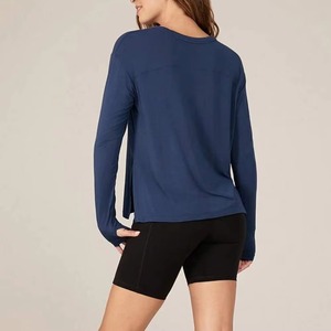 เสื้อรัดรูปสำหรับผู้หญิงสำหรับกีฬาบราซิลเลียนยิวยิตสู ผ้าสแปนเด็กซ์อย่างดี พิมพ์ลายได้ตามต้องการ แขนยาว เหมาะสำหรับการฝึกซ้อมและการแข่งขัน จำหน่ายจำนวนมาก - Product Image 5