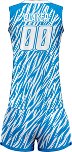 Tenue de volley-ball SpikeStorm Pro AeroSpike Elite, kit de volley-ball ThunderHit Premium, 100 % polyester, impression par sublimation intégrale - Product Image 3