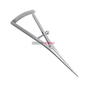 Calibre Droit Manuel de 7 Pouces pour Cartographie Osseuse, Échelle de Mesure de Précision 0-40mm, Acier Inoxydable Allemand, Poignée Ergonomique - Product Image 2
