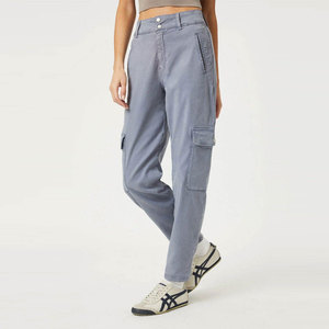 Pantalones Cargo de Alta Calidad para Mujer, Estilo Urbano, Múltiples Bolsillos, Nueva Moda, Cierre de Botones, Corte Regular, Ropa de Trabajo - Product Image 2