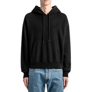 crop hoodie <b>men's</b> custom logo streetwear hoodies luxury quality blank <b>pullover</b> oversized cropped hoodies for <b>men</b> - Product Image 6