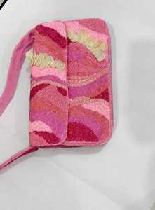 Sac à main rectangulaire en toile bleue fait main ALI FASHION ART avec broderie de tortue verte, lavable et pour usage quotidien - Product Image 2