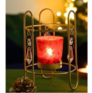 Accessoires de décoration de fête de Noël les plus vendus, porte-bougie chauffe-plat en métal décoratif sculpté à la main - Product Image 2