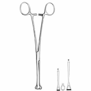 Pinzas para tejidos Allis duraderas de acero inoxidable para procedimientos quirúrgicos y médicos - Product Image 4