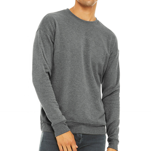 Sweat-shirt à col rond vintage pour homme, coupe régulière, 100 % coton molletonné, style streetwear, épaules tombantes, doublure intégrée, vente en gros - Product Image 6