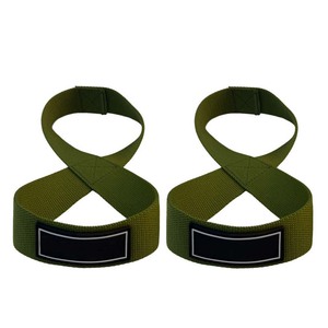 Sangles de poignet rembourrées en plastique confortables en forme de 8 pour l'haltérophilie et les soulevés de terre, personnalisables OEM pour l'entraînement en salle de sport - Product Image 3