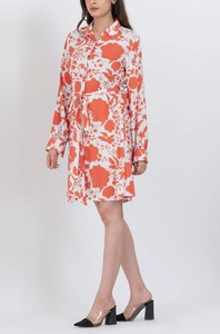 Robe midi décontractée pour femme la plus vendue, avec col et boutons, légère et confortable, idéale pour le bureau, disponible à la vente - Product Image 6
