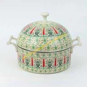 Olla de Acero Inoxidable Duradera y Aislada, con Patrón de Mosaico Árabe Colorido, Interior Antiadherente con Revestimiento de Esmalte, Cacerola de Lujo - Product Image 5