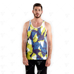 Camisetas Deportivas Personalizadas al por Mayor para Gimnasio, Fitness, Running, para Hombre, con Estampado Urbano, Transpirables, de Secado Rápido, Poliéster/Algodón - Product Image 3