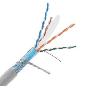 Cat6 <span class=keywords><strong>Cat5</strong></span> <span class=keywords><strong>SFTP</strong></span> 0.5 mét CCA đồng với tổng thể 96/128 AL bện vượt qua kiểm tra nhà máy cung cấp - Product Image 2