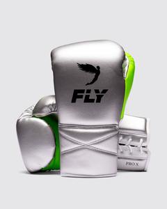 Nouveaux Gants de Boxe Personnalisés Couleur Argent & Papillon en Cuir Véritable de Qualité Supérieure 100% avec Lacets pour Sparring - Product Image 6