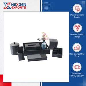 Nexgen exporte des accessoires de chambre d'hôtel en cuir PU imperméable, écologiques et de haute qualité, avec un design personnalisable et des prix compétitifs. - Product Image 3