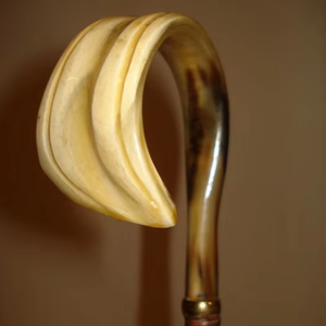 Bastón de Puercoespín Único con Mango de Cuerno de Búfalo Natural, Mango de Cuerno de Búfalo de la Mejor Calidad, Color Natural - Product Image 3