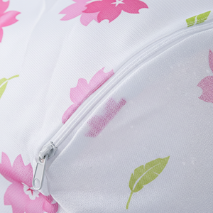 ชุดถุงซักผ้าตาข่ายรูปสี่เหลี่ยมผืนผ้าลายกระต่ายสีชมพูเล็ก 3 ชิ้น พร้อมซิป ทนทาน พับเก็บได้ ทำจากโพลีเอสเตอร์ สำหรับปกป้องเสื้อผ้า - Product Image 4