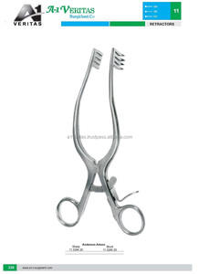 Rétracteur chirurgical manuel en acier inoxydable réutilisable A-1 VERITAS Andersonn-Adson à pointes aiguisées et émoussées, faible MOQ |   Sutur - Product Image 6