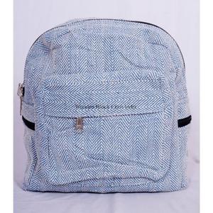 Mochila Grande 100% de Cáñamo Natural Blanco Vegano para Viajes/Senderismo/Escuela/Uso Diario, Hecha en Nepal, Venta al Por Mayor de Fábrica - Product Image 6
