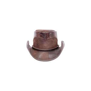 Sombrero de Vaquero de Cuero, Estilo Occidental, de Ala Ancha, con Tachuelas, para Hombre y Mujer - Product Image 4