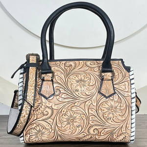 Bolso de Lujo de Cuero Grabado a Mano, Estilo Speedy, Exótico, de Diseñador, Bandolera para Mujer, Bolso Mediano, Personalizado, de Marca, Bolsos de Viaje Tipo Duffel - Product Image 4