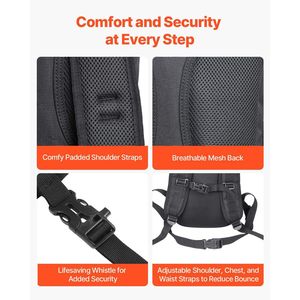 Pacchetto tattico Molle idratazione 3L zaino per la vescica d'acqua per l'escursionismo in bicicletta - Product Image 6