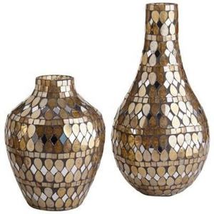 Ensemble de 2 vases à fleurs de nouvelle conception, qualité durable, pour la décoration de table à la maison, vase à fleurs en métal pour la maison - Product Image 1