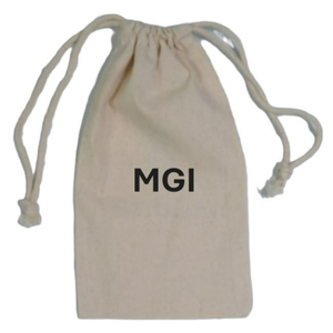 Custom Printed Logo 100% Organic Cotton <b>Drawstring</b> <b>Bag</b> Eco-Friendly Reusable Jewelry Pouch Silk Screen Printed Recyclable - Product Image 4