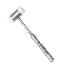 ค้อนกระดูกสแตนเลสแบบสองหัว หัวยางไนลอน สำหรับการผ่าตัดกระดูก - Product Image 4