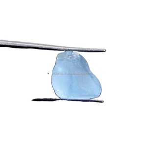 พลอยโทแพซสีฟ้าธรรมชาติ 14x10 มม. รูปทรงอิสระ น้ำหนัก 9.9 กะรัต หินดิบจากแอฟริกาใต้ สำหรับทำเครื่องประดับ IG11015 - Product Image 4