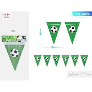 Set di forniture per feste a tema calcio decorazioni per feste di compleanno sportive e stoviglie include piatti di carta e ciotole - Product Image 5
