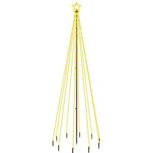 Albero di Natale da 310 LED Bianco Caldo, 3 Metri, con Picchetto - Prodotto Alberi di Natale - Product Image 2