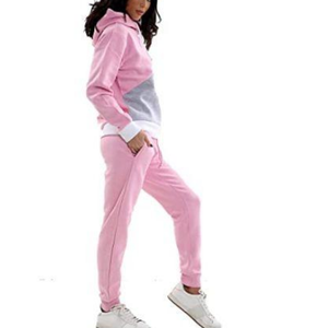 Diseño de Logotipo de Marca Personalizado, 65% Algodón, 35% Poliéster, Corte Estándar, Ropa Deportiva Térmica, Chándal de Forro Polar Técnico para Mujer - Product Image 3