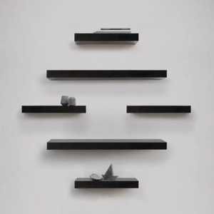 Floating Wooden <b>Corner</b> Cat Step Shelf Wall Mounted Round Display Ledge Small Plant Pot <b>Stand</b> Storage Rack Set Of 3 - Product Image 3