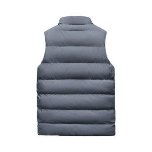 Chaqueta Casual de Lona para Hombre, Estilo Urbano, Personalizada con Estampado, Chaqueta sin Mangas de Otoño, Corte Moderno con Cierre - Product Image 2