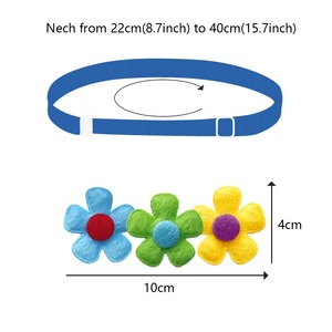 50-100 pièces de nœuds papillon colorés à fleurs pour chiens et chats, magnifiques accessoires de mode mignons pour animaux de compagnie, collier avec nœud papillon pour chien - Product Image 1