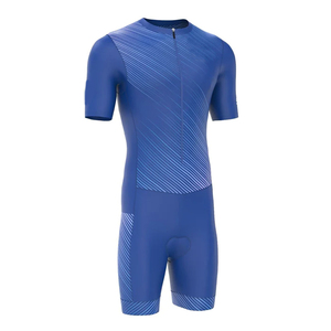 Combinaison de cyclisme et de triathlon personnalisée OEM, respirante, anti-transpiration, coupe-vent, sublimation, grande taille, écologique, recyclable, légère - Product Image 5