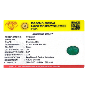 มรกตธรรมชาติจากแซมเบีย 4.65 กะรัต พลอยหลวมทรงเหลี่ยมสำหรับเครื่องประดับชั้นดี - Product Image 4