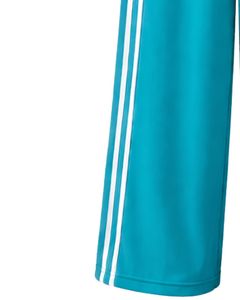 กางเกงวอร์มขายาวสีฟ้าเทอร์ควอยซ์พร้อมแถบสีขาวด้านข้างผู้หญิงลำลองทรงหลวมเอวยางยืดสตรีทแวร์จ็อกเกอร์กางเกงออกกำลังกาย - Product Image 3